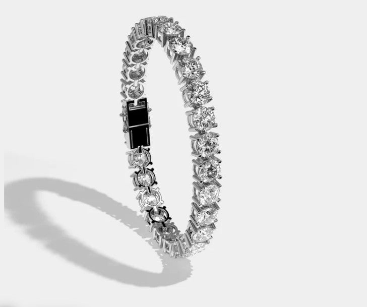 16.00 CTW Premium Diamond Tennis Bracelet – 5mm Round Cut (VS1 Clarity)