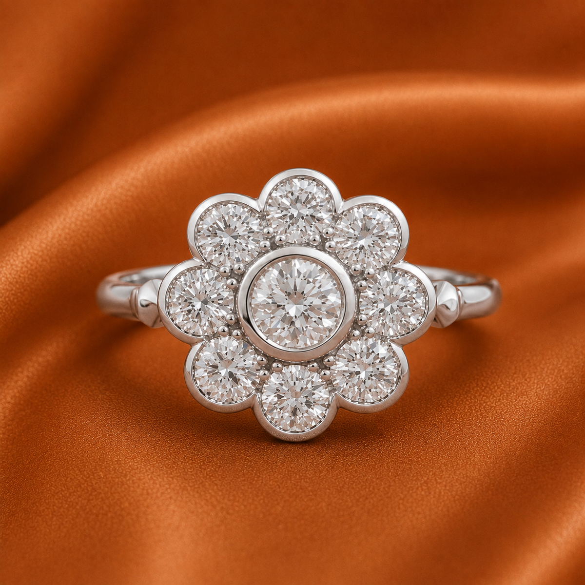 The Everlasting Bloom Certified Diamond Ring