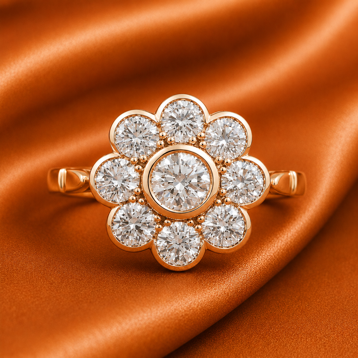 The Everlasting Bloom Certified Diamond Ring