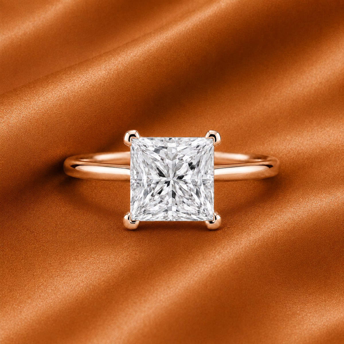 The NovaStella Signature Princess Diamond Ring | IGI Certified