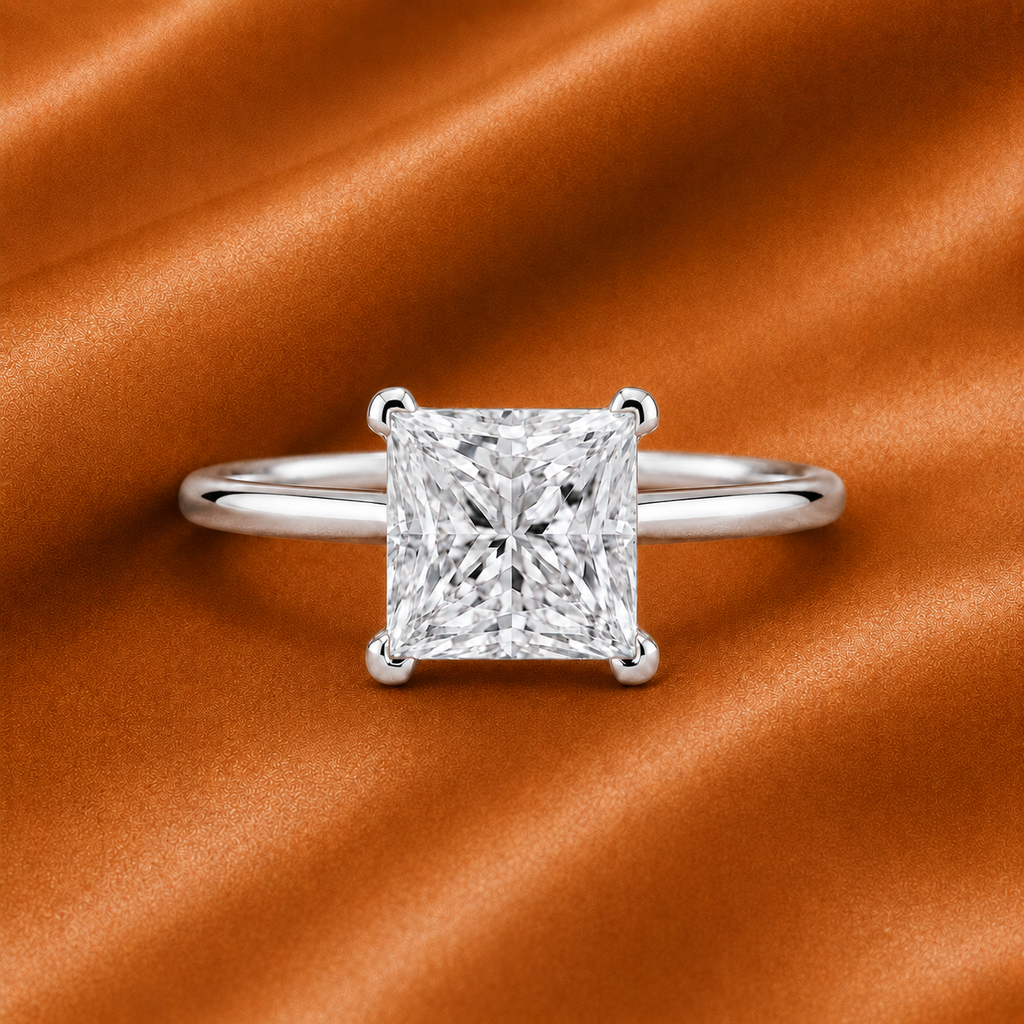 The NovaStella Signature Princess Diamond Ring | IGI Certified