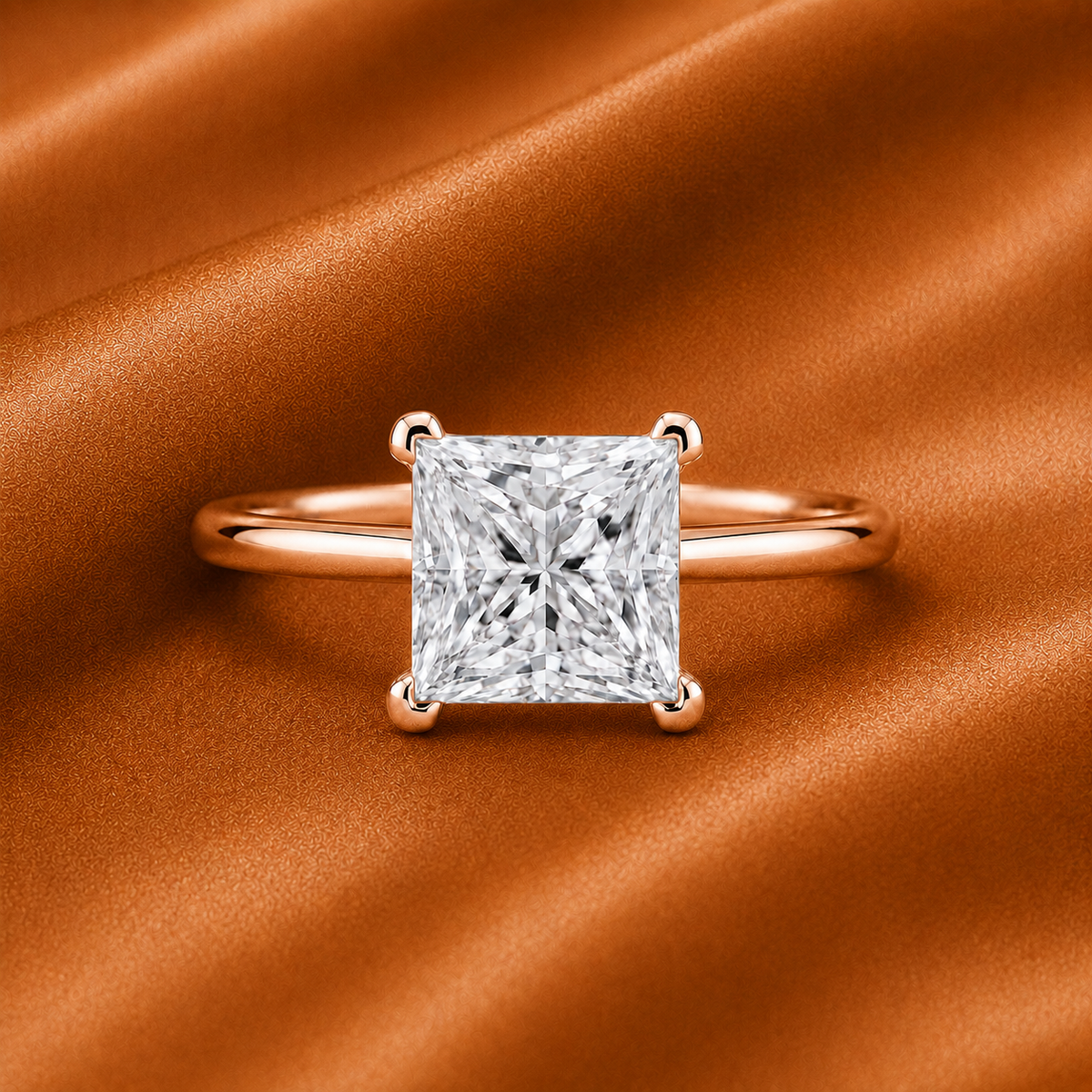 The NovaStella Signature Princess Diamond Ring | IGI Certified