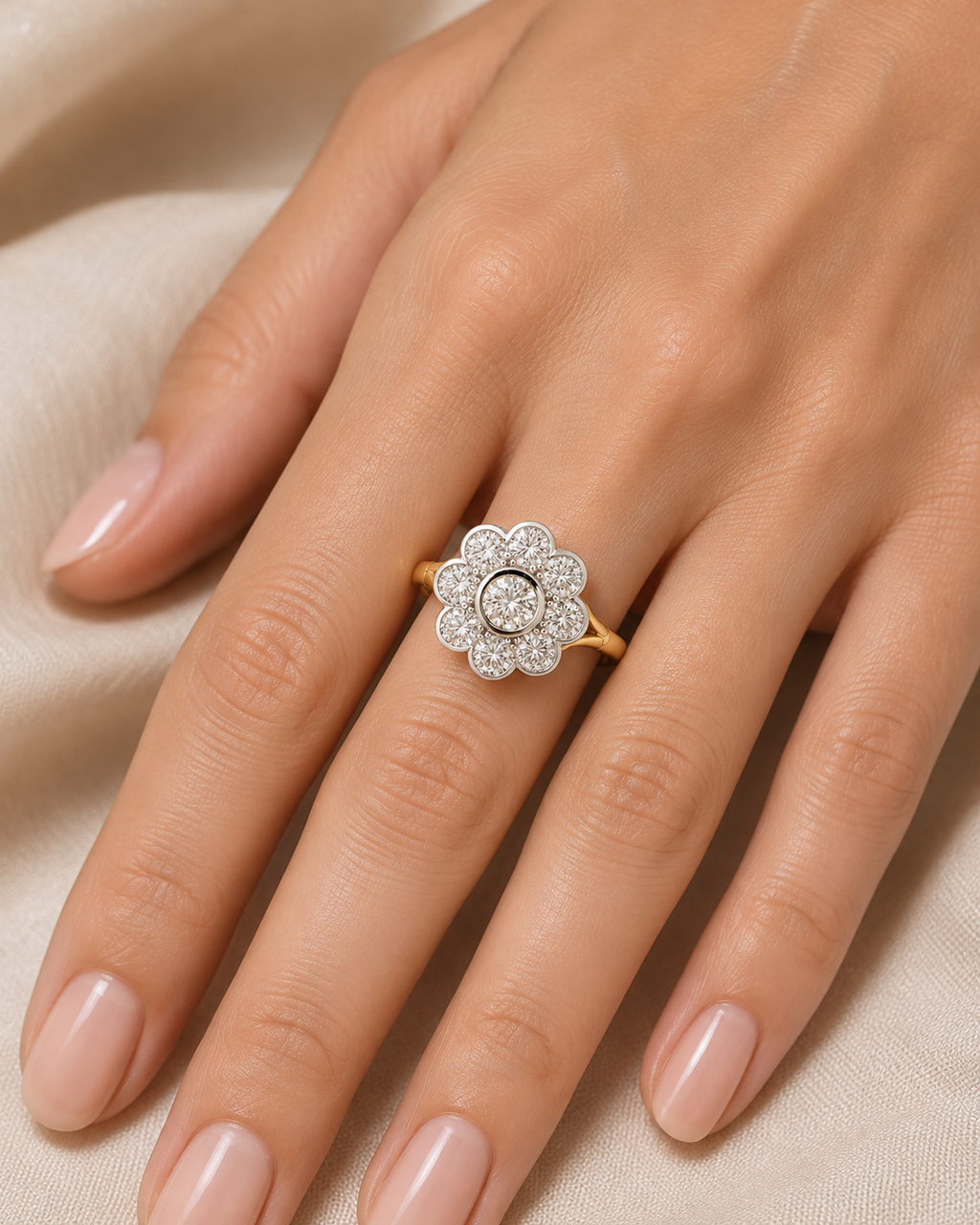 The Everlasting Bloom Certified Diamond Ring