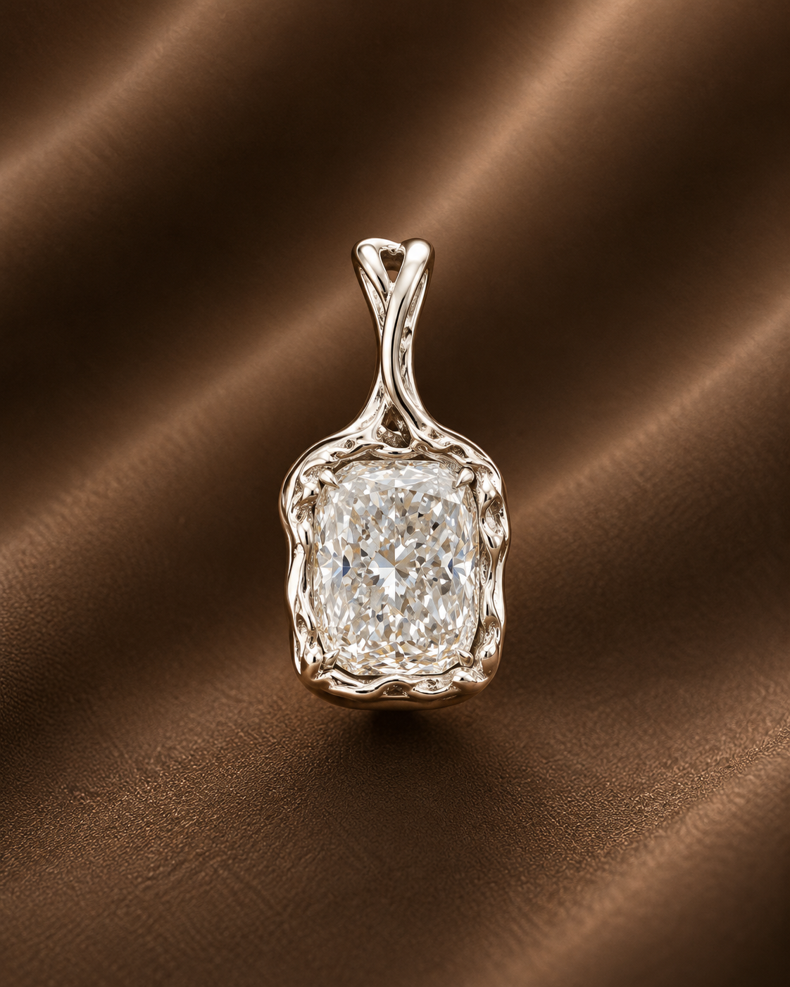 The Intertwined Destiny Cushion Pendant | NovaStella Jewels