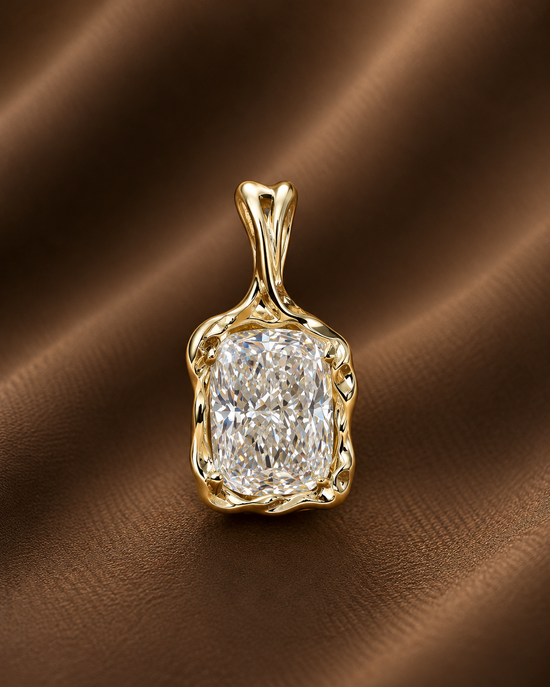 The Intertwined Destiny Cushion Pendant | NovaStella Jewels