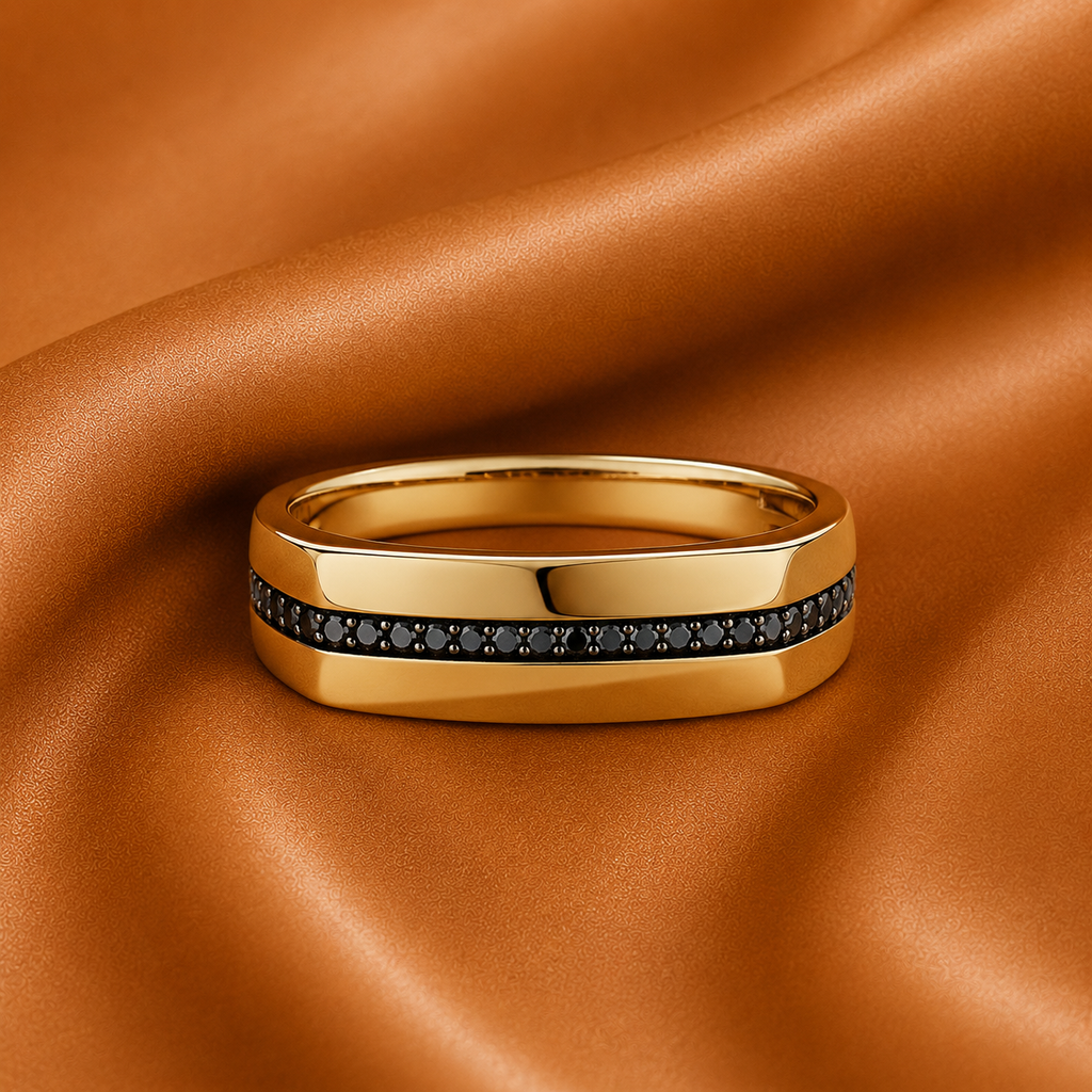 The Infinite Horizon Black Diamond Ring