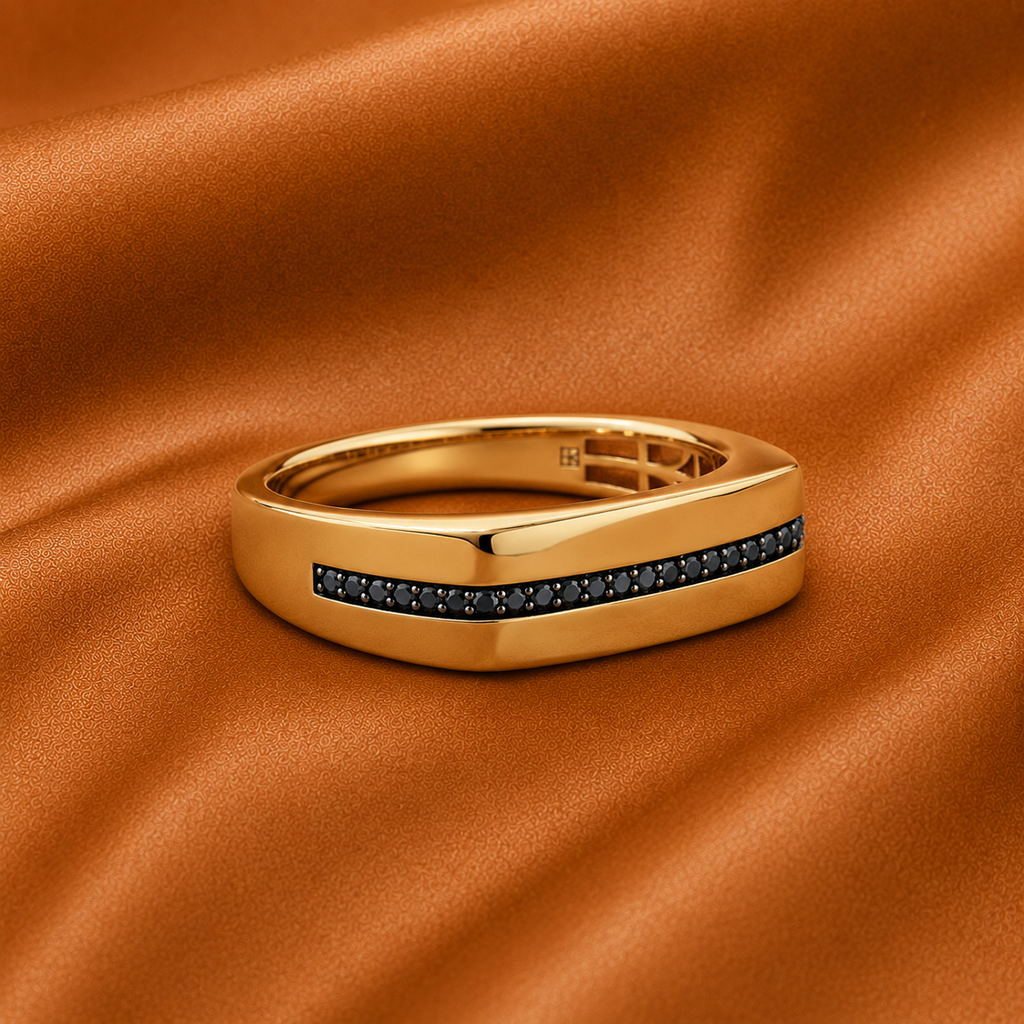 The Infinite Horizon Black Diamond Ring
