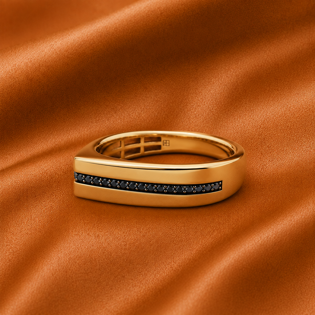 The Infinite Horizon Black Diamond Ring