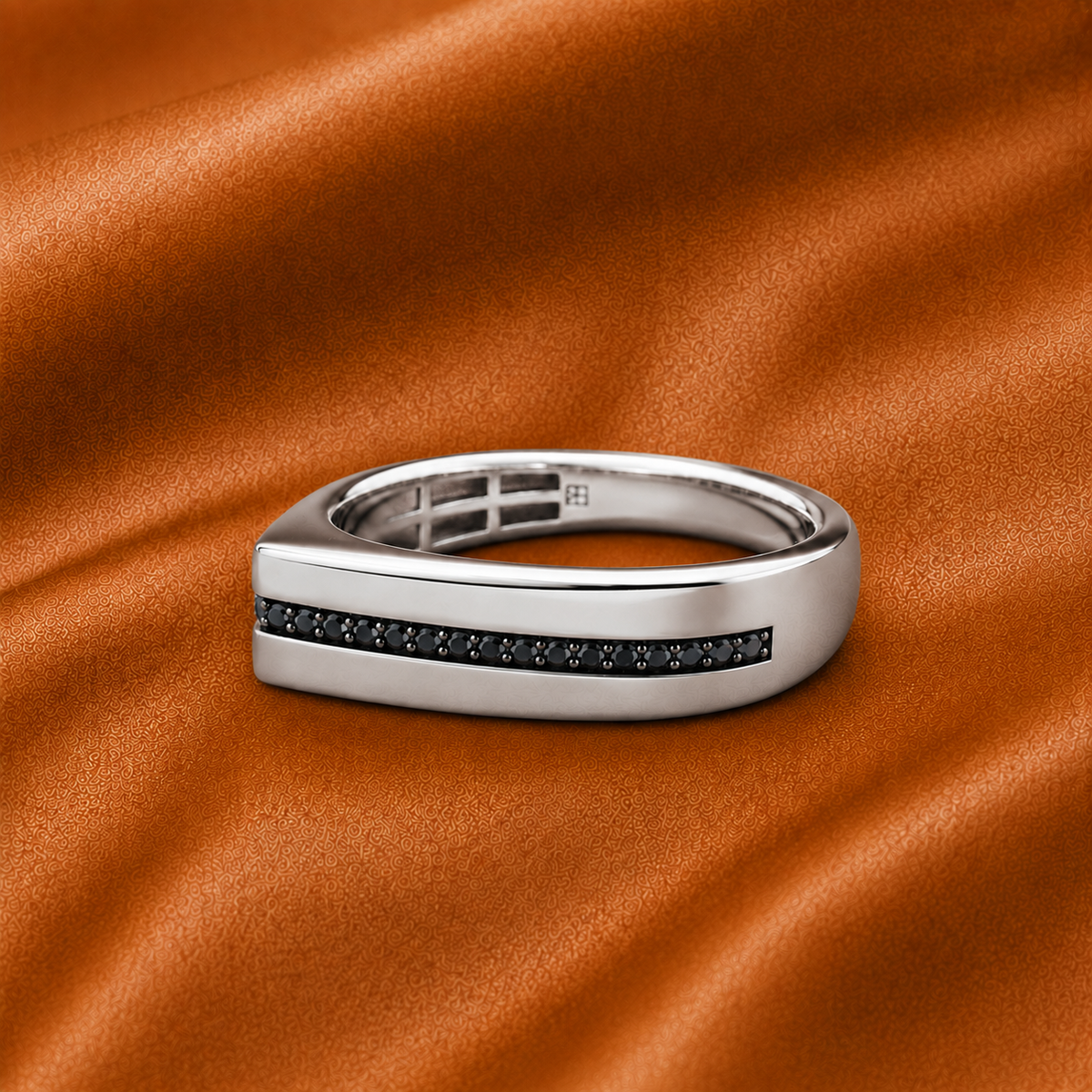 The Infinite Horizon Black Diamond Ring