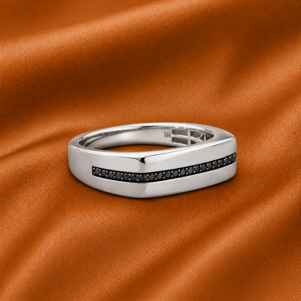 The Infinite Horizon Black Diamond Ring