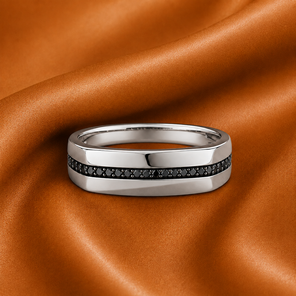 The Infinite Horizon Black Diamond Ring
