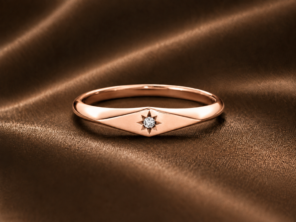 The Guiding Star Natural Diamond Ring