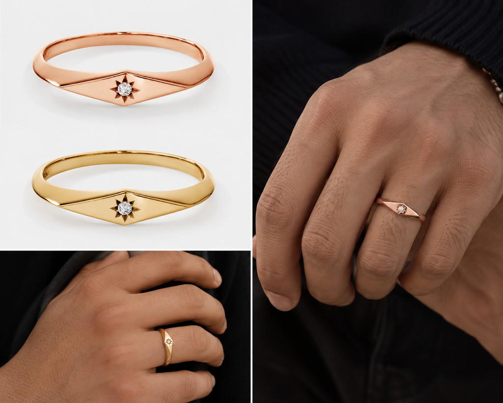 The Guiding Star Natural Diamond Ring