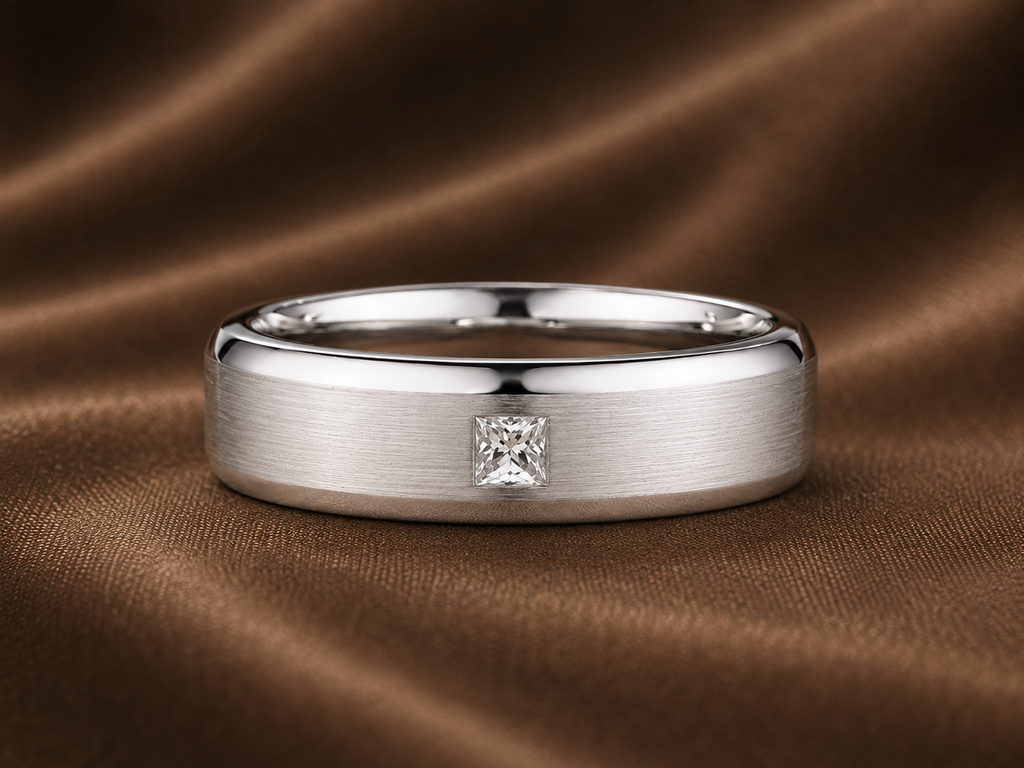 The NovaStella Vanguard Band | Princess Cut Diamond