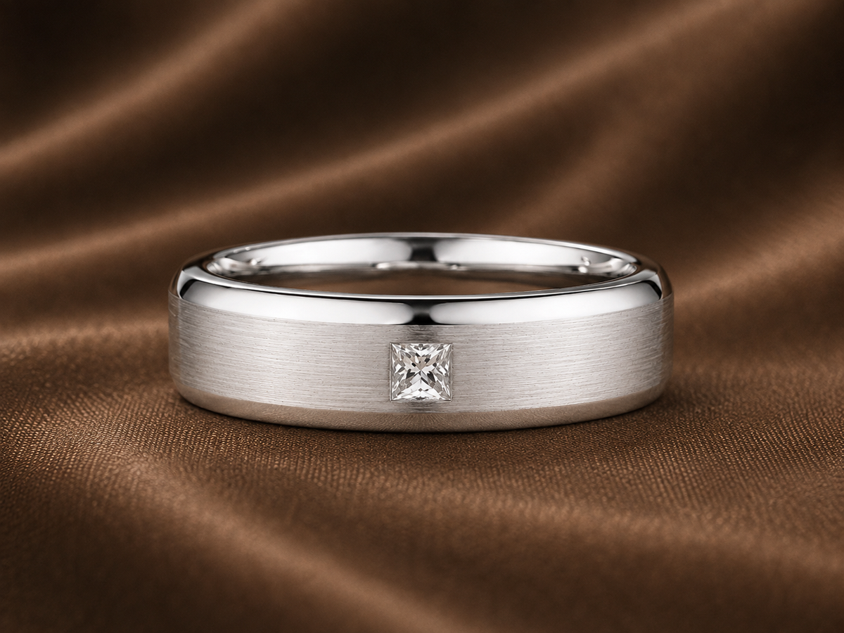 The NovaStella Vanguard Band | Princess Cut Diamond