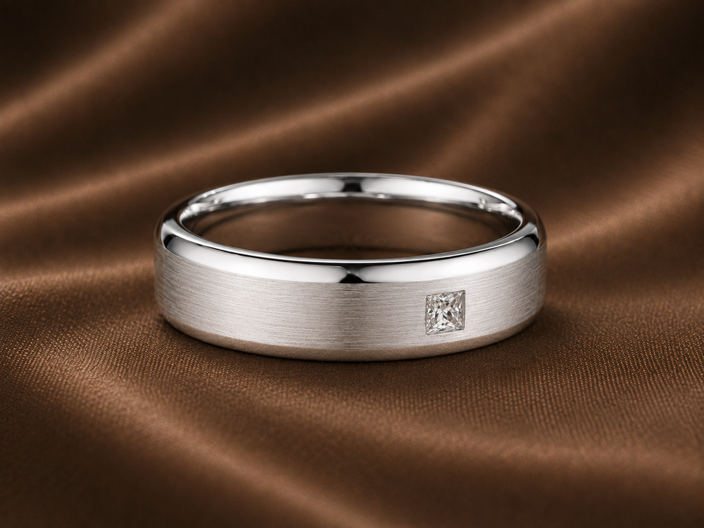 The NovaStella Vanguard Band | Princess Cut Diamond
