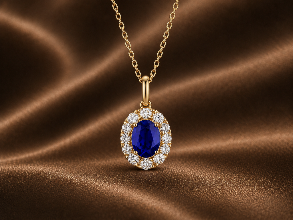 The Heritage Blue Sapphire Pendant