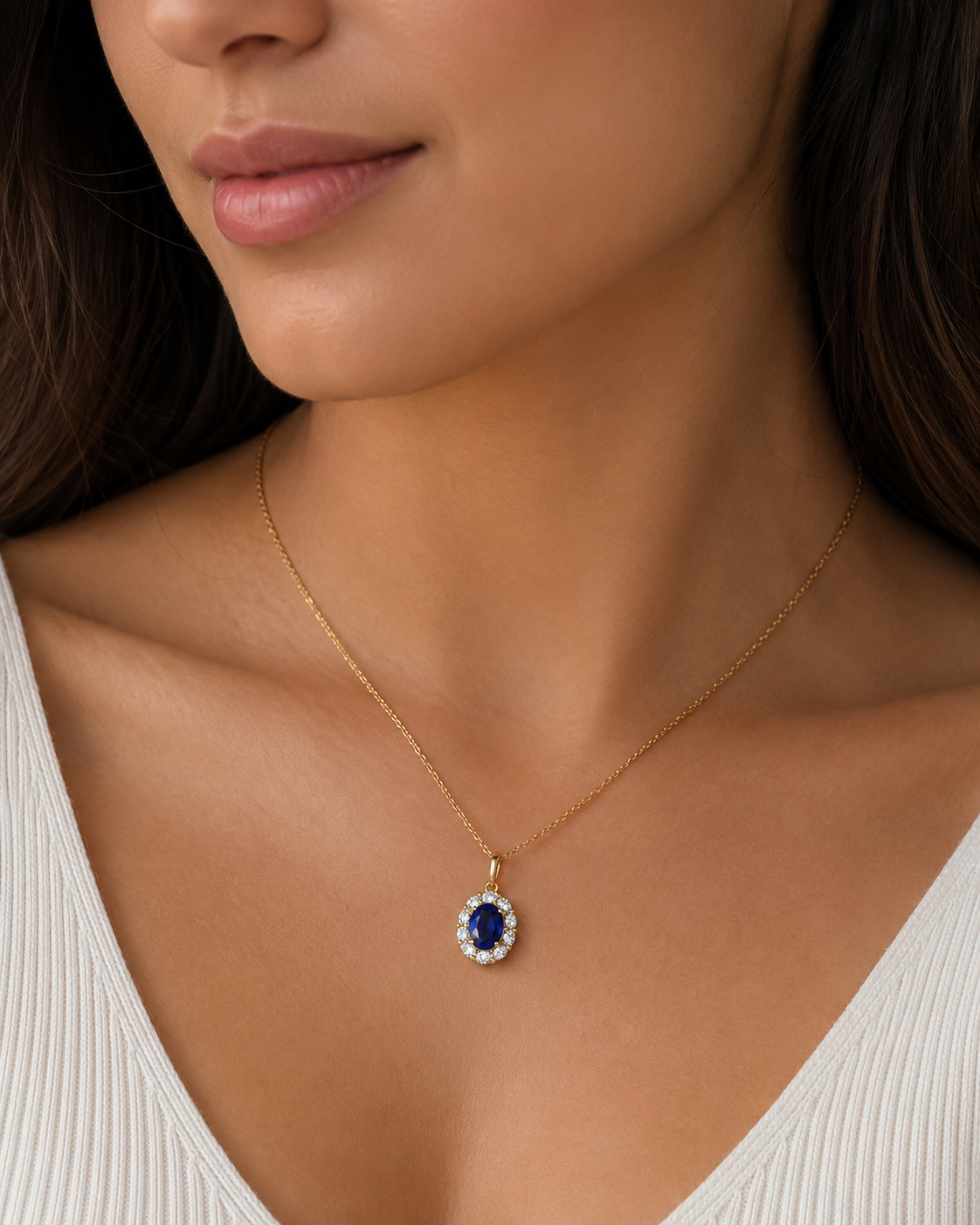 The Heritage Blue Sapphire Pendant
