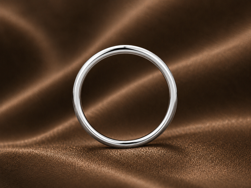 The Eternity Classic: Pure High-Polish Comfort Band