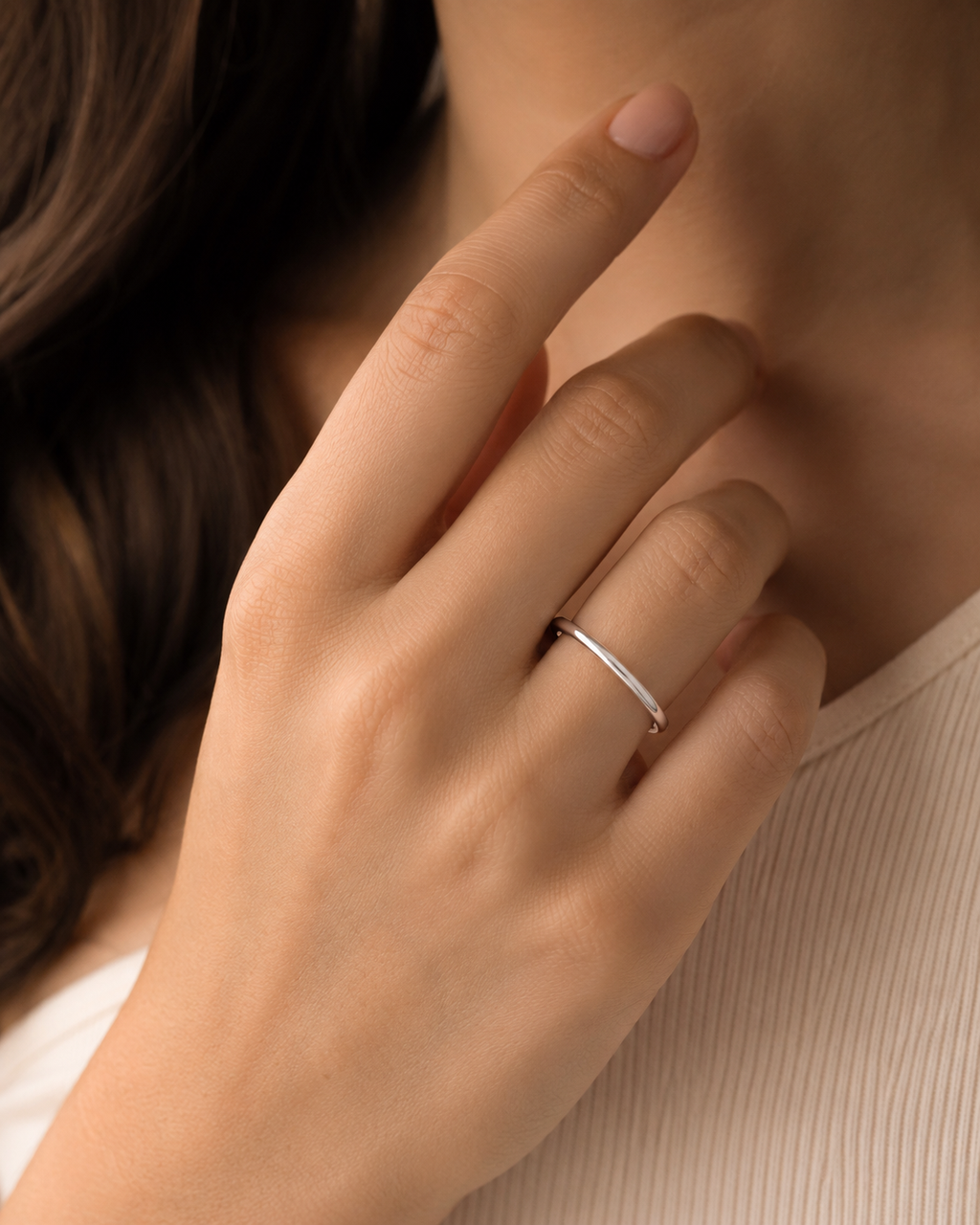 The Eternity Classic: Pure High-Polish Comfort Band