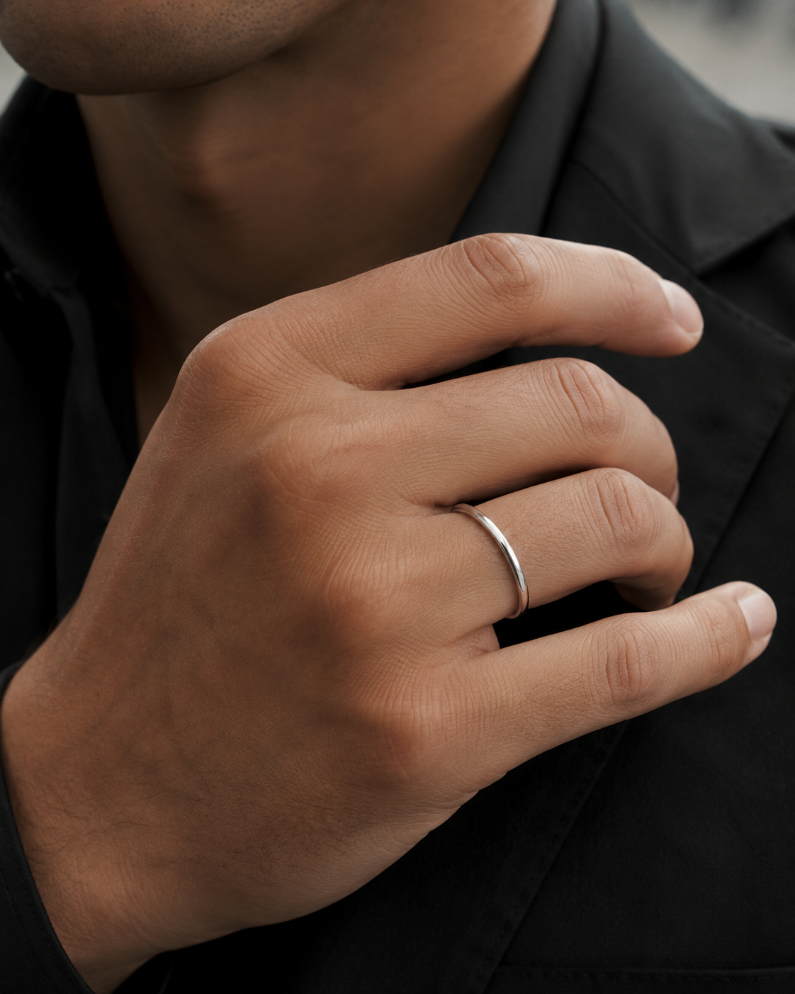 The Eternity Classic: Pure High-Polish Comfort Band