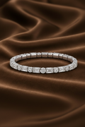 The Imperial Emerald & Round Diamond Bracelet