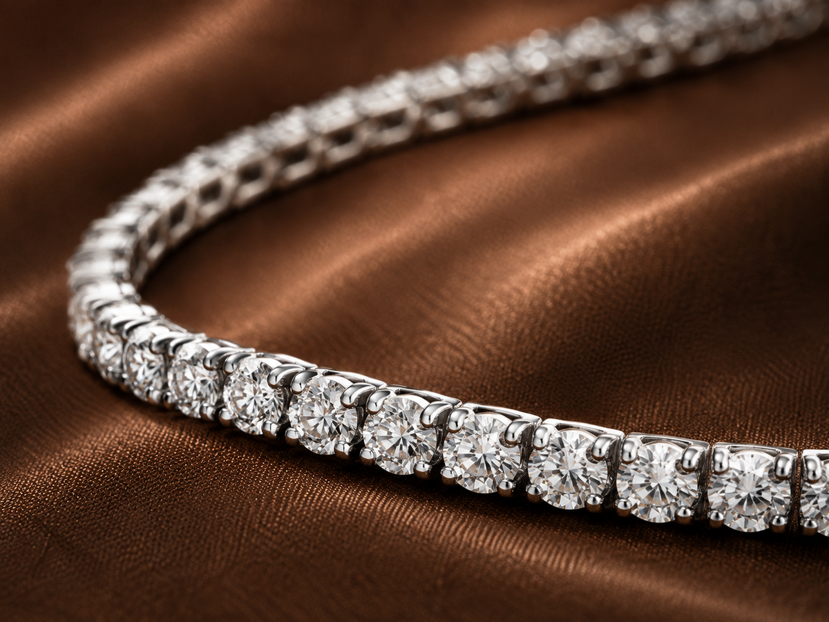The Infinity Round Tennis Bracelet