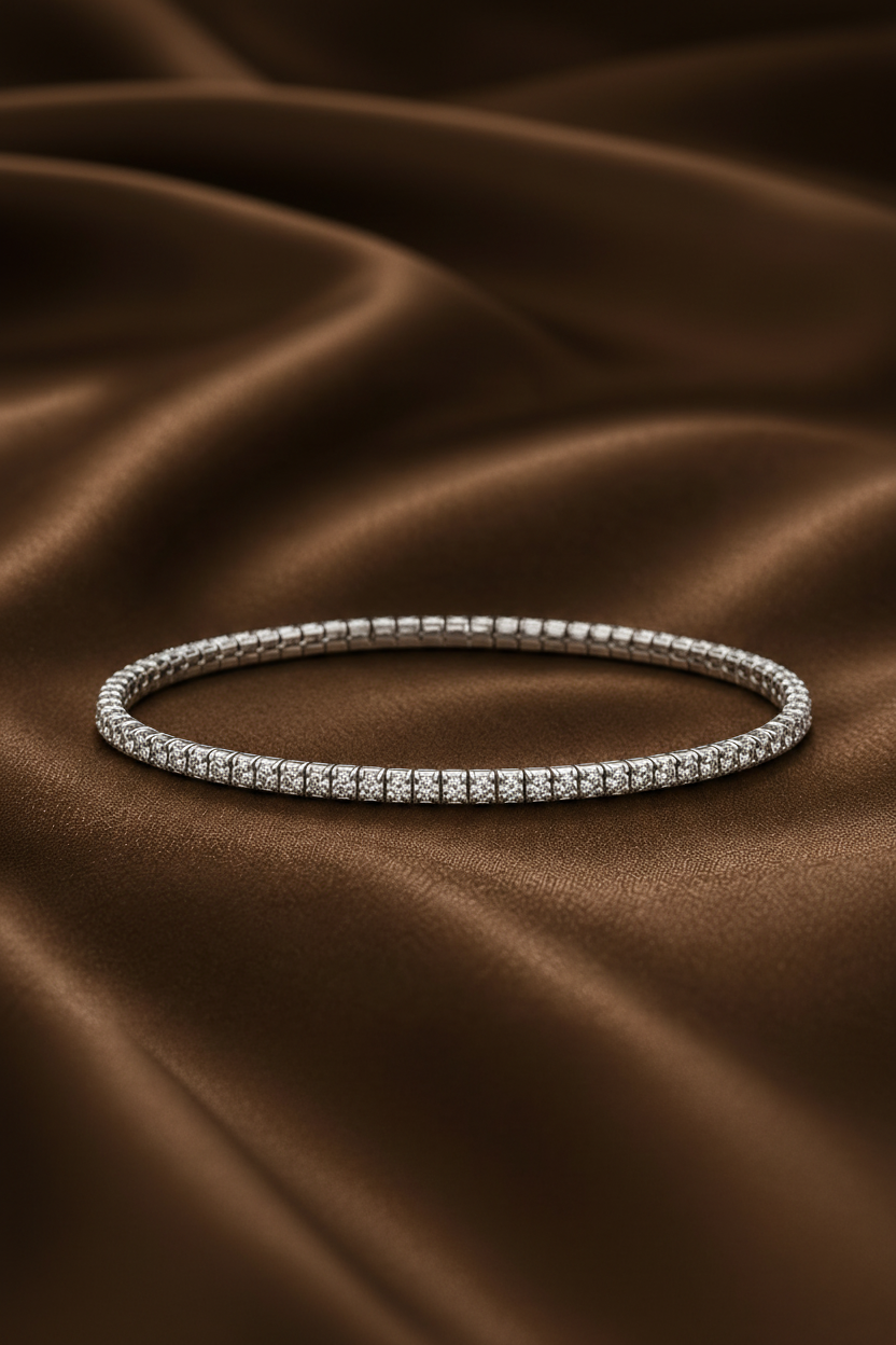 The Infinity Round Tennis Bracelet