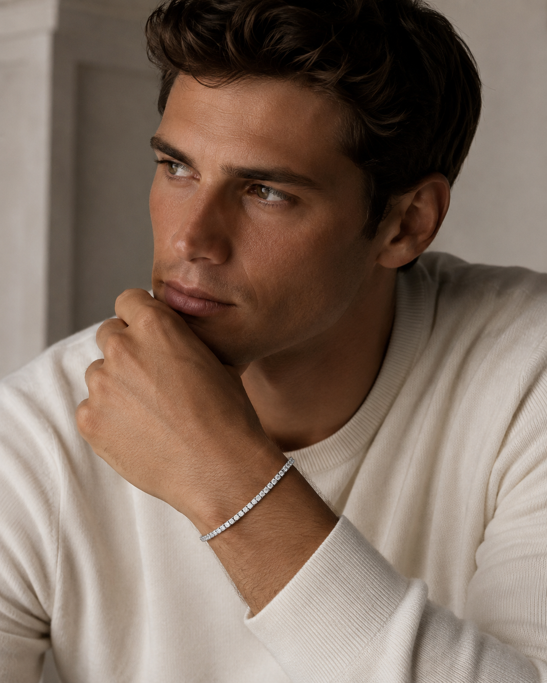 The Infinity Round Tennis Bracelet