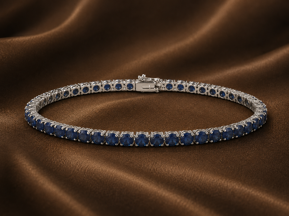 The Imperial Blue Diamond Bangle