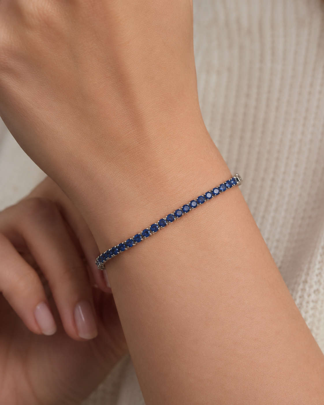 The Imperial Blue Diamond Bangle