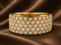 Etoile Pave Diamond Statement Band