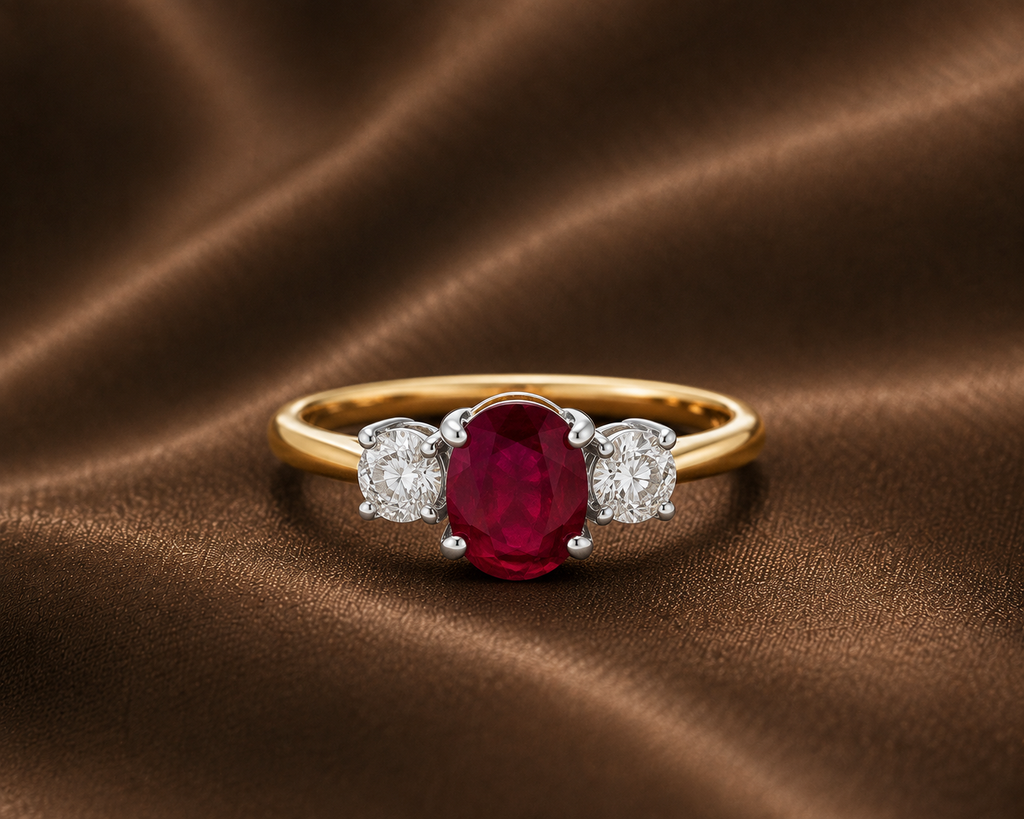 The Aria Ruby & Diamond Ring