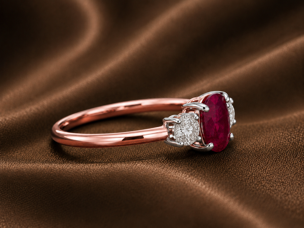 The Aria Ruby & Diamond Ring