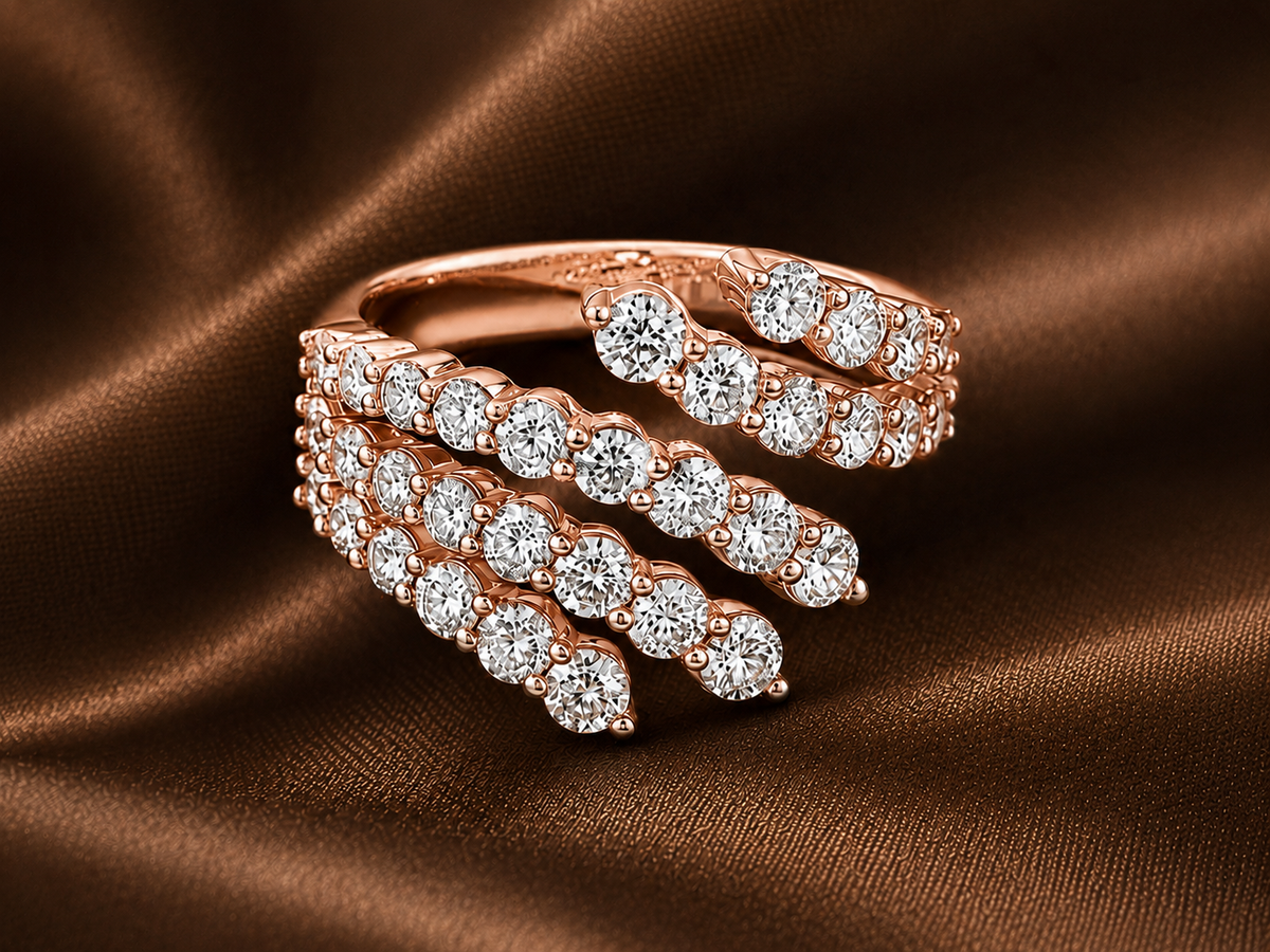 The Celestial Embrace Diamond Ring