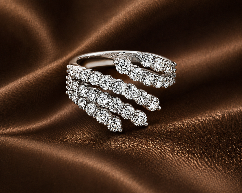 The Celestial Embrace Diamond Ring