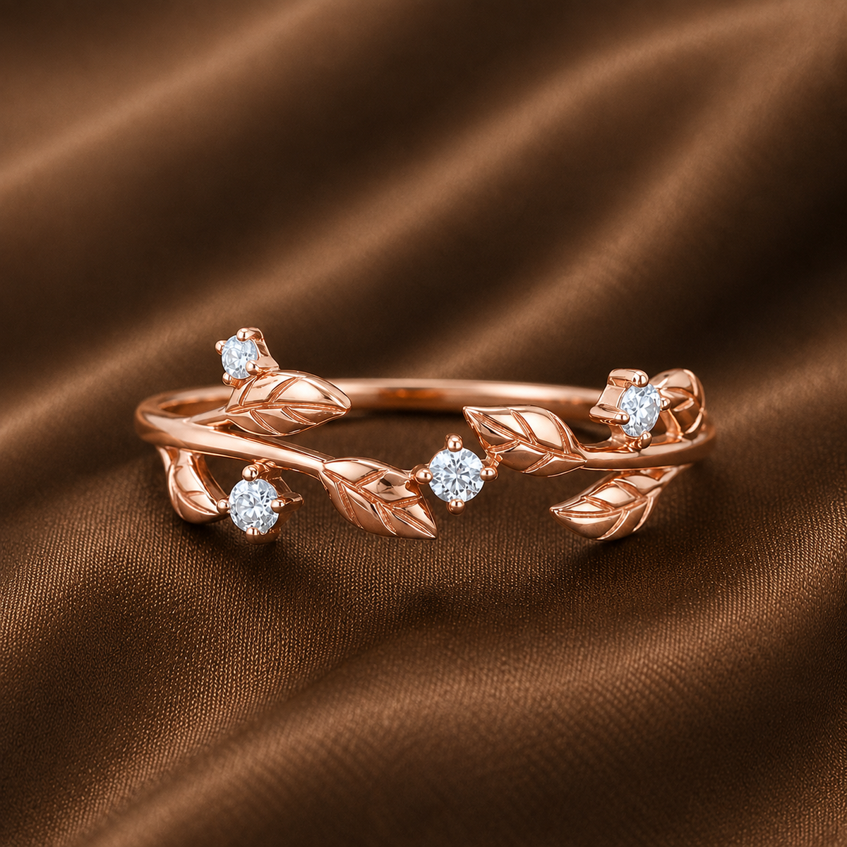 Dainty Gold Vine Ring