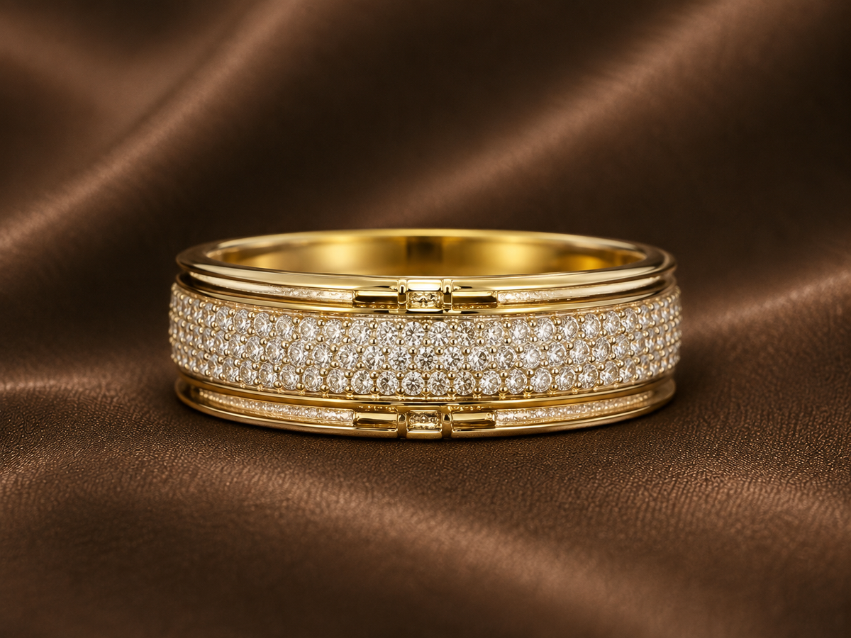 The Iced-Out Pave Statement Band
