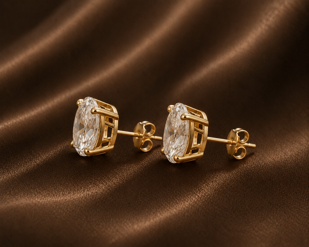 The Golden Cushion Studs