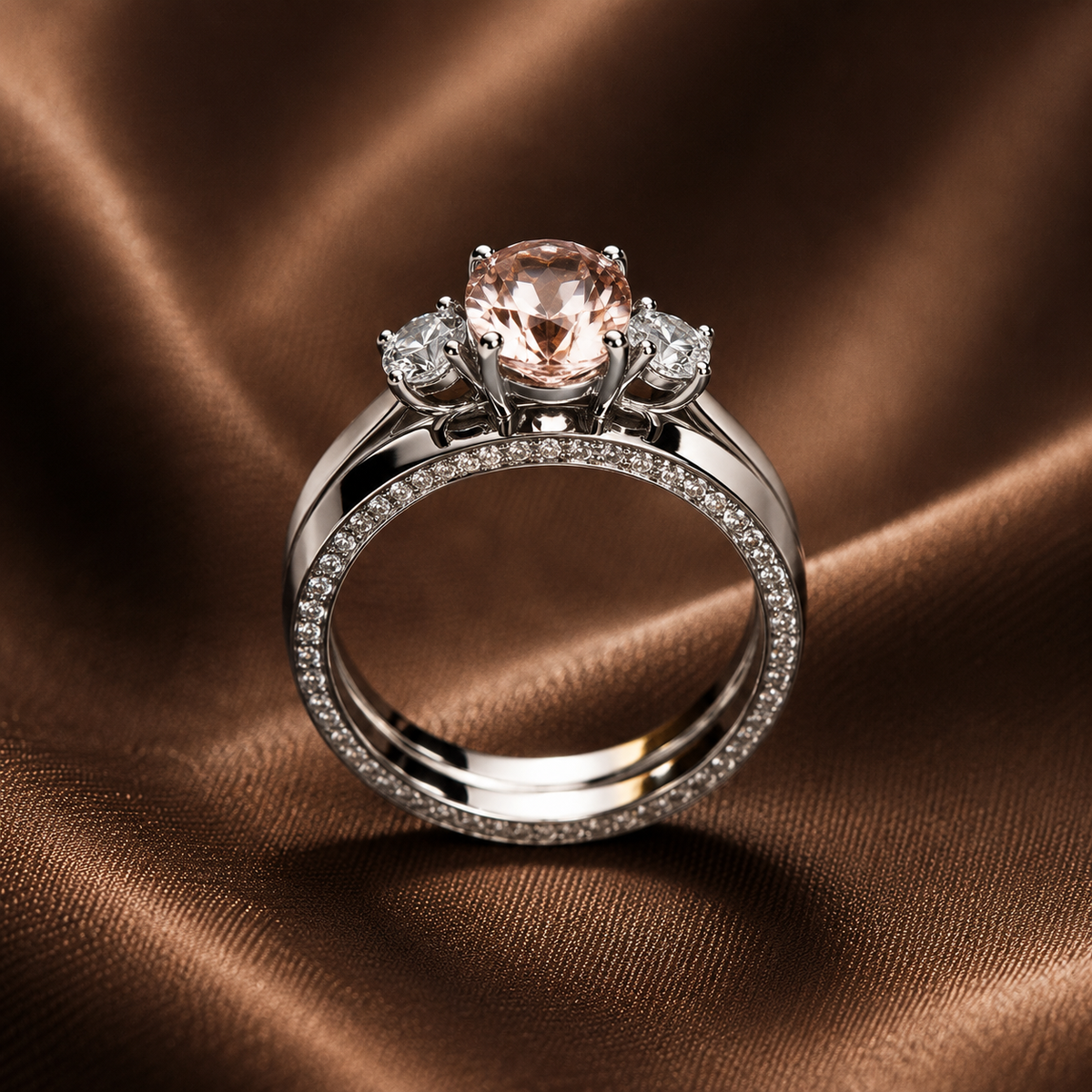 The Champagne Trinity Bridal Set