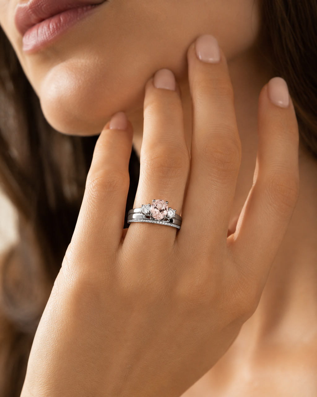 The Champagne Trinity Bridal Set