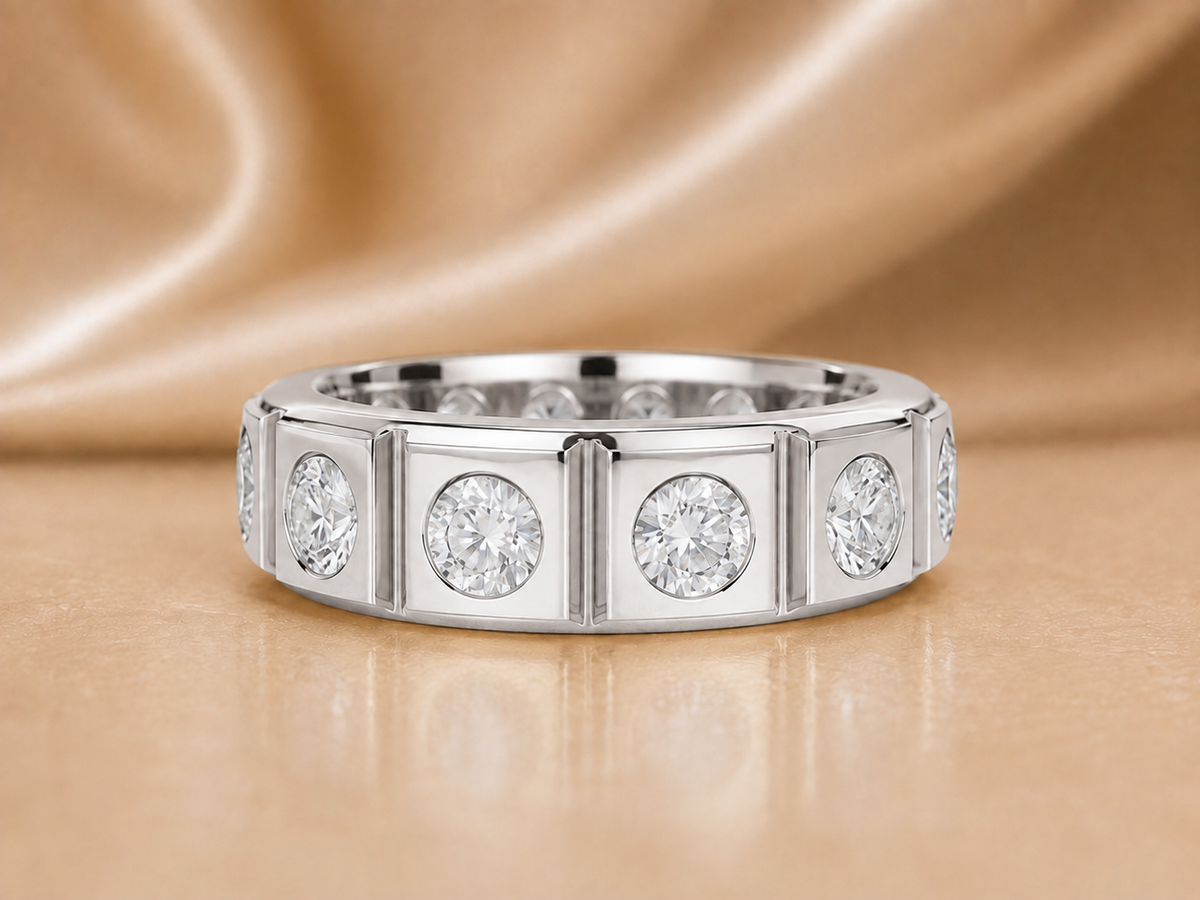 The Unbreakable Anchor Men's Lab-Grown Diamond Band