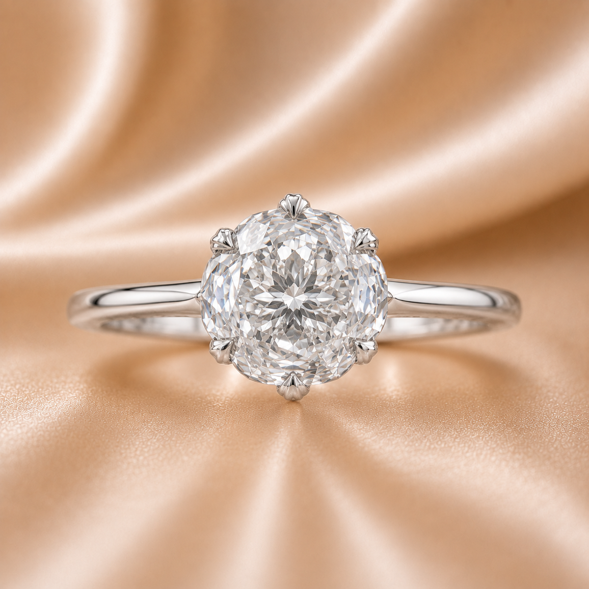 The Luminary 3.0 CT Rose-Cut Diamond Statement Ring