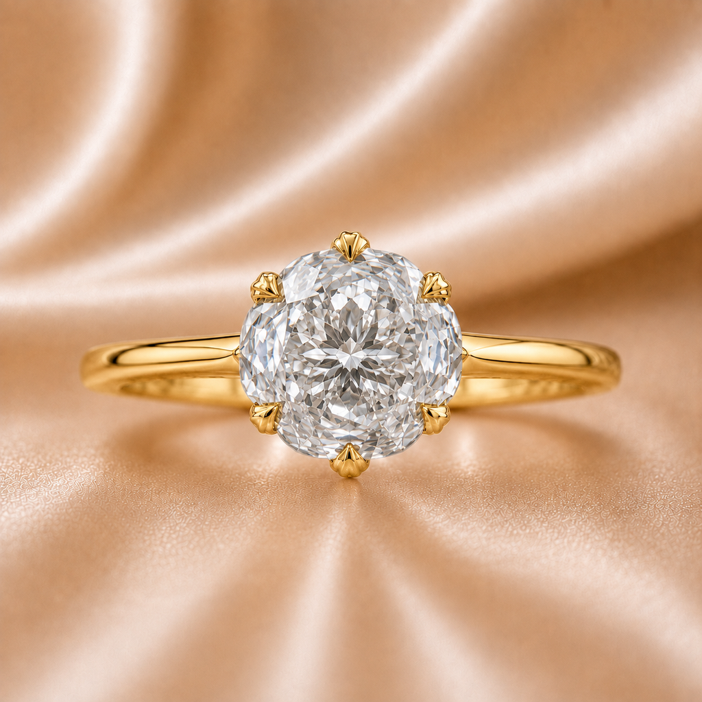The Luminary 3.0 CT Rose-Cut Diamond Statement Ring