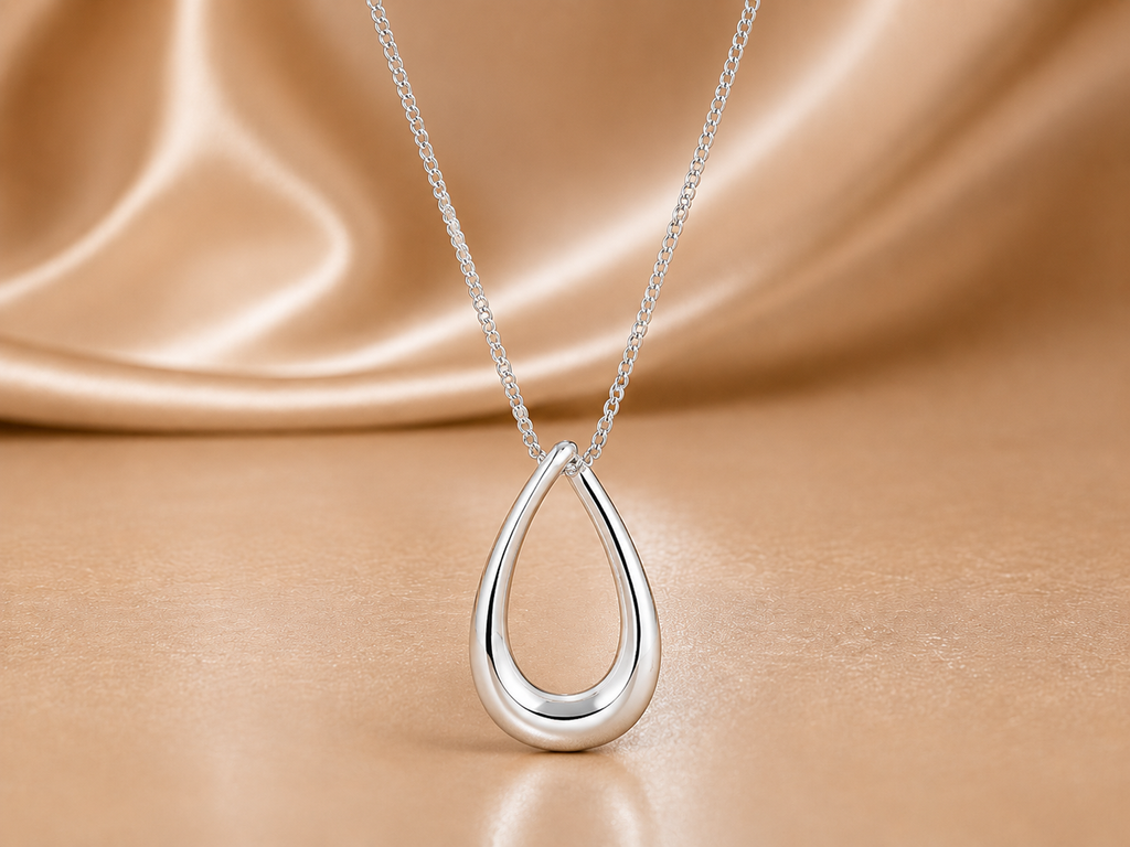 The Luminous Silhouette Drop Necklace