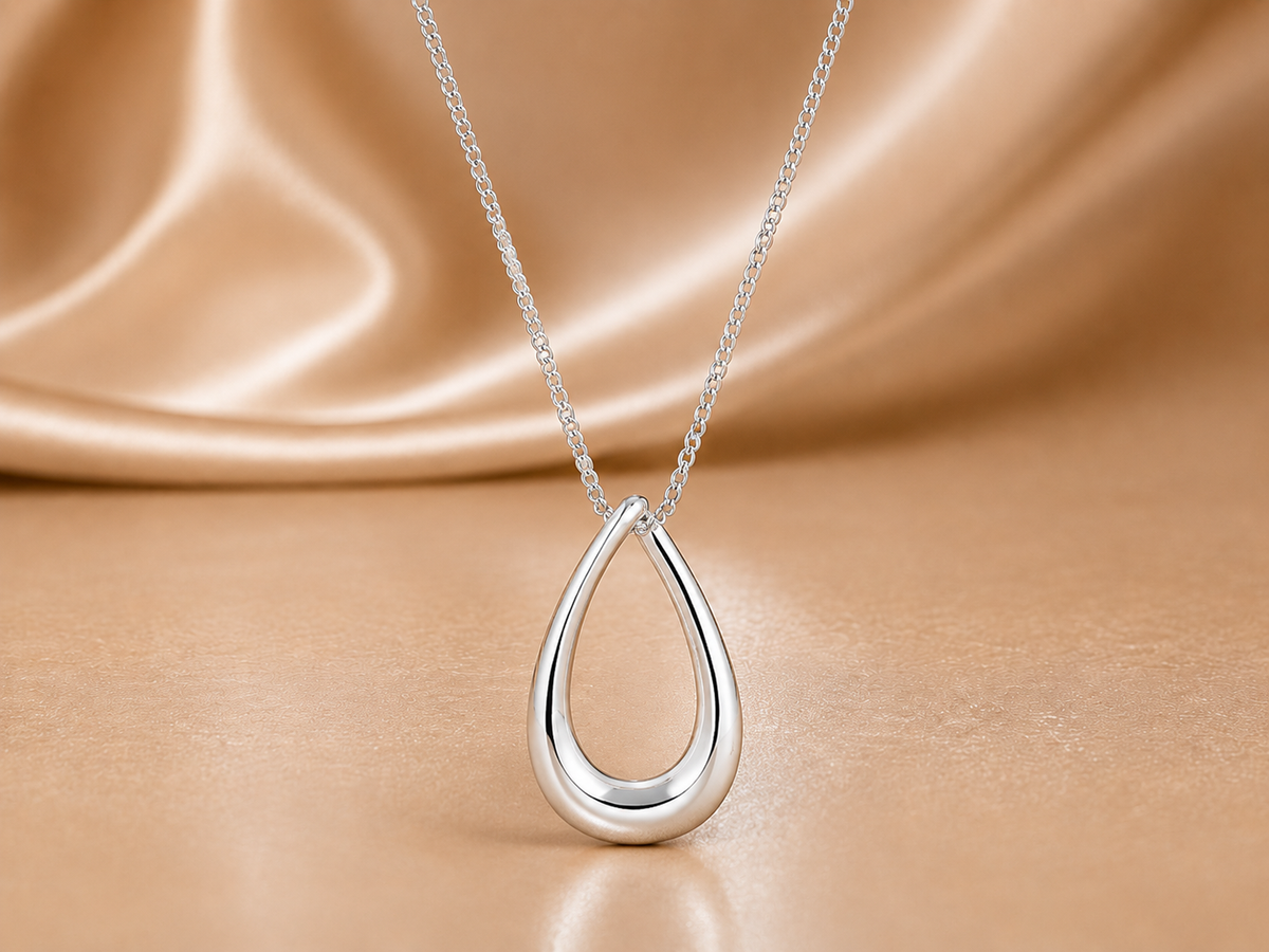 The Luminous Silhouette Drop Necklace