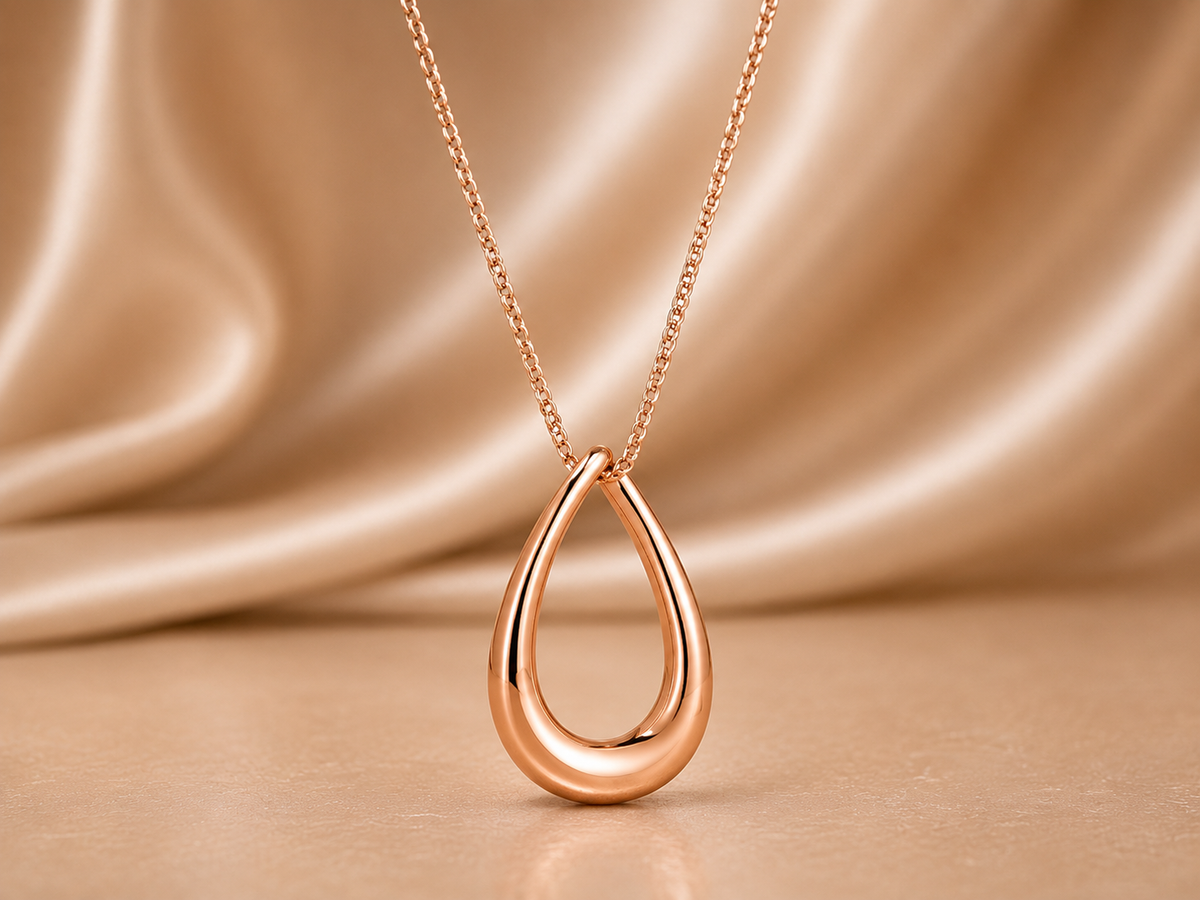 The Luminous Silhouette Drop Necklace