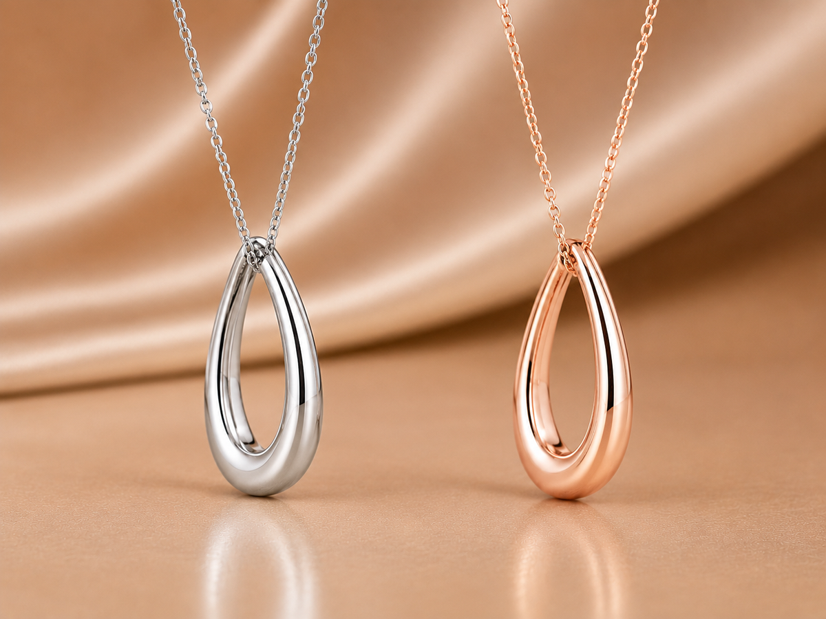 The Luminous Silhouette Drop Necklace