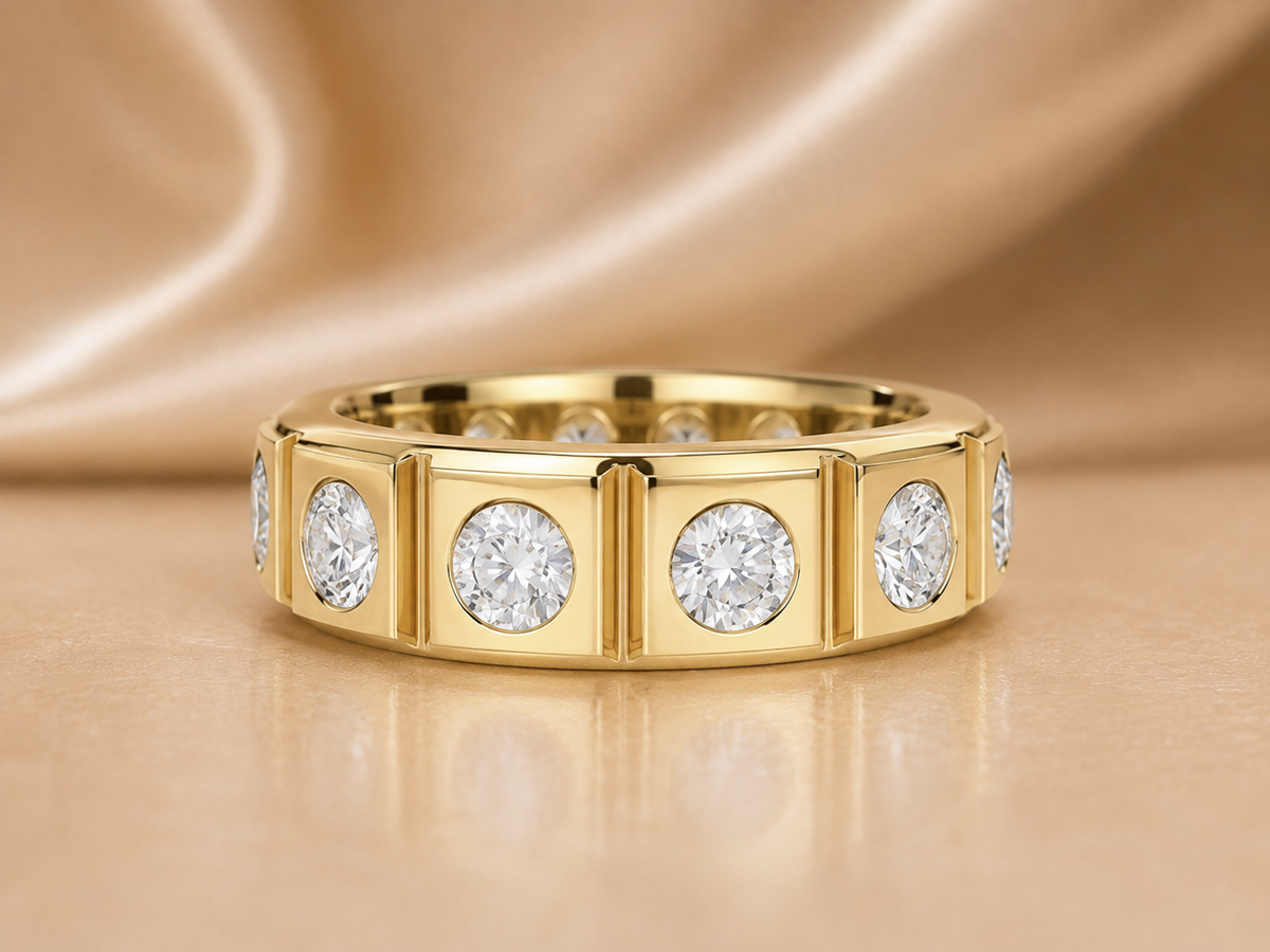 The Unbreakable Anchor Men's Lab-Grown Diamond Band