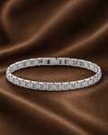 Men's Textured Link Bracelet